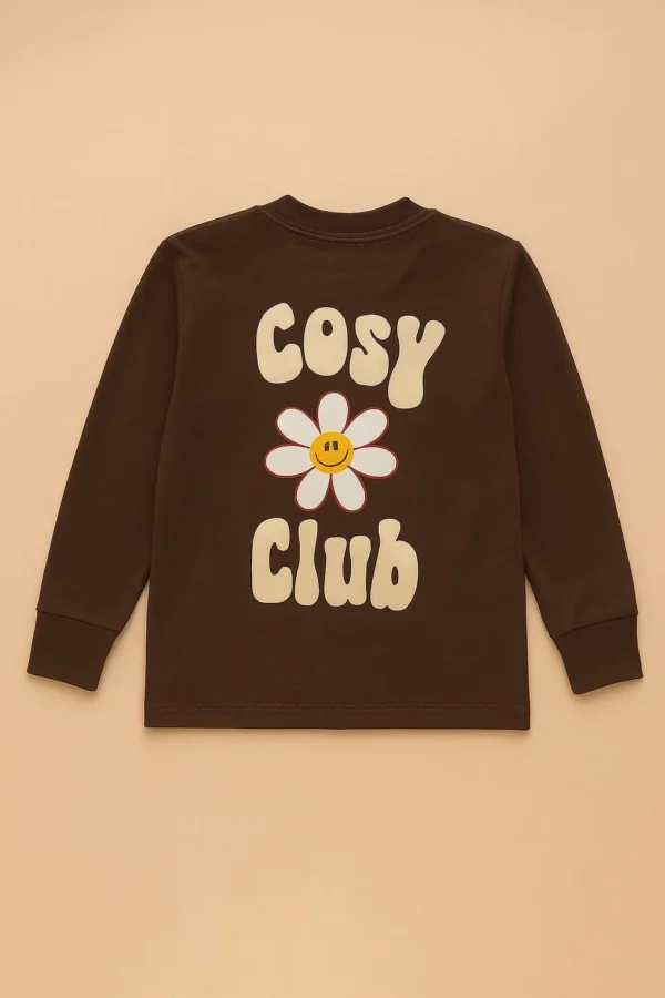 Polera M/L Cosy Club - Chocolate
