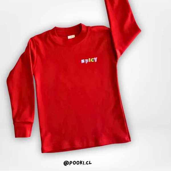 Polera M/L Spicy - Roja - Imagen 2