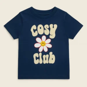 Polera M/C Cosy Club - Azúl