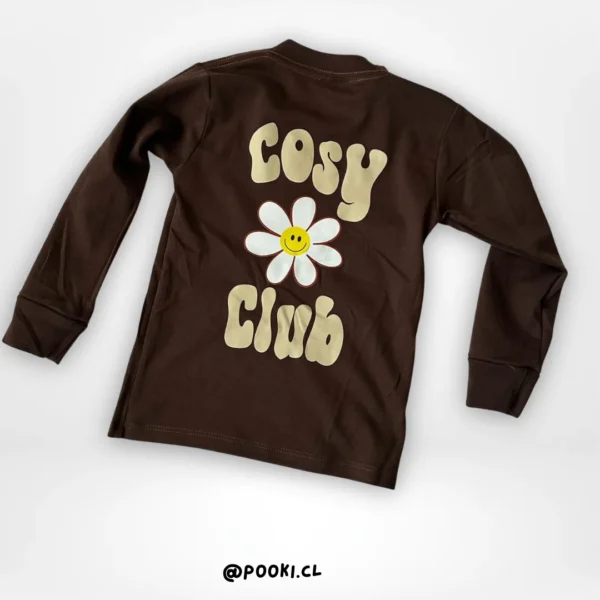 Polera M/L Cosy Club - Chocolate