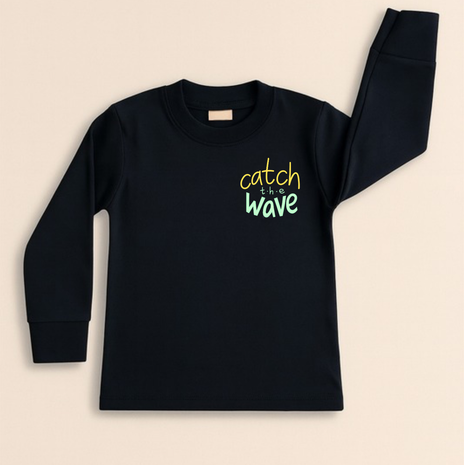 Polera M/L The Beach- Azúl - Imagen 2