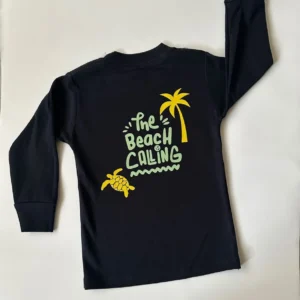 Polera M/L The Beach- Azúl