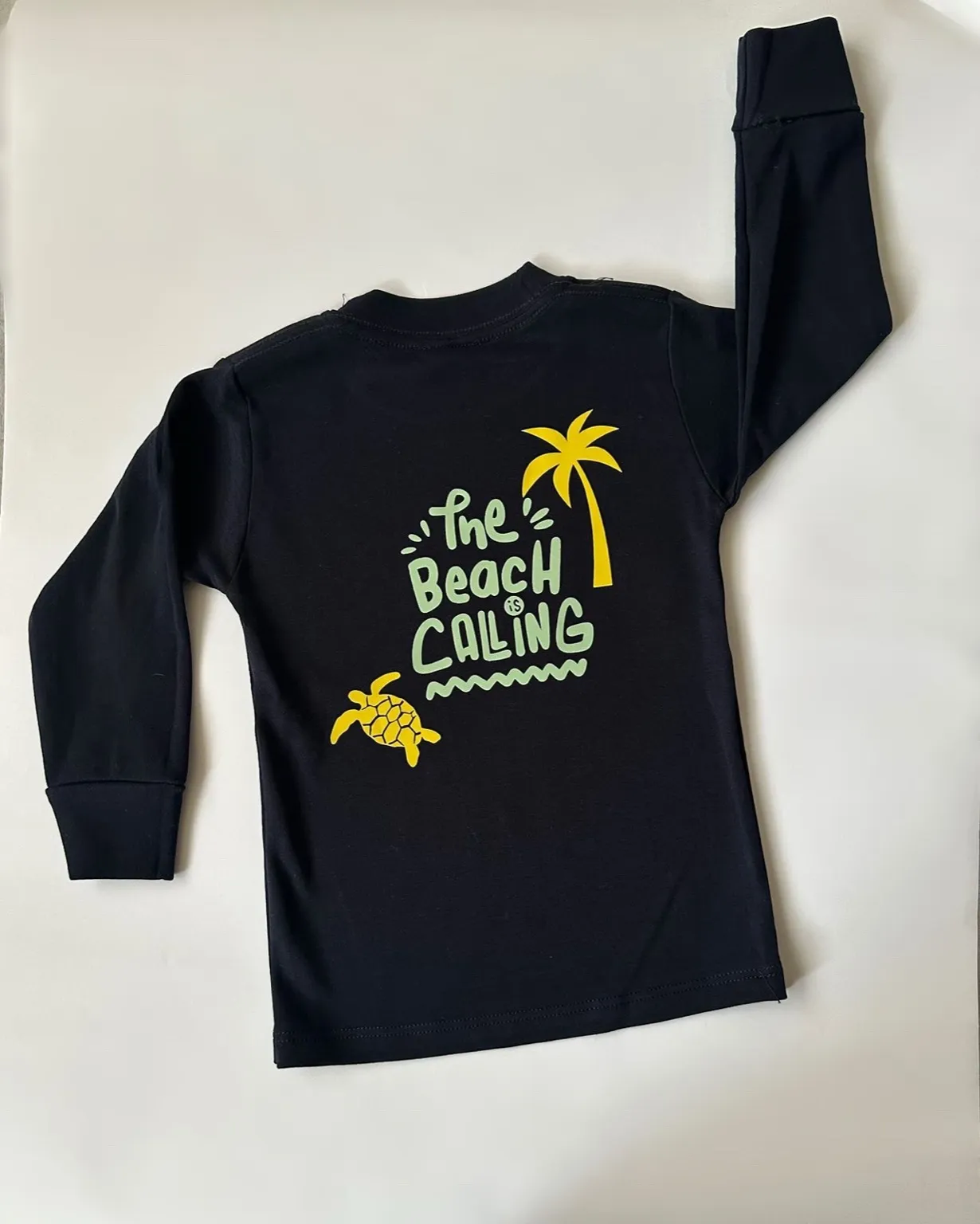 Polera M/L The Beach- Azúl