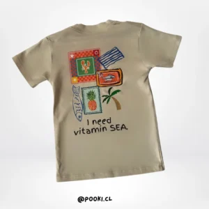 Polera M/C Vitamina Sea - Beige
