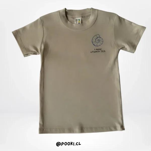 Polera M/C Vitamina Sea - Beige - Imagen 2
