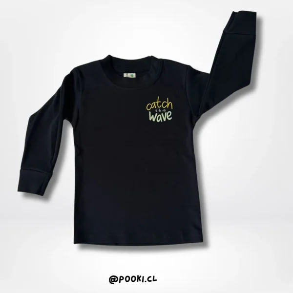 Polera M/L The Beach- Azúl - Imagen 2