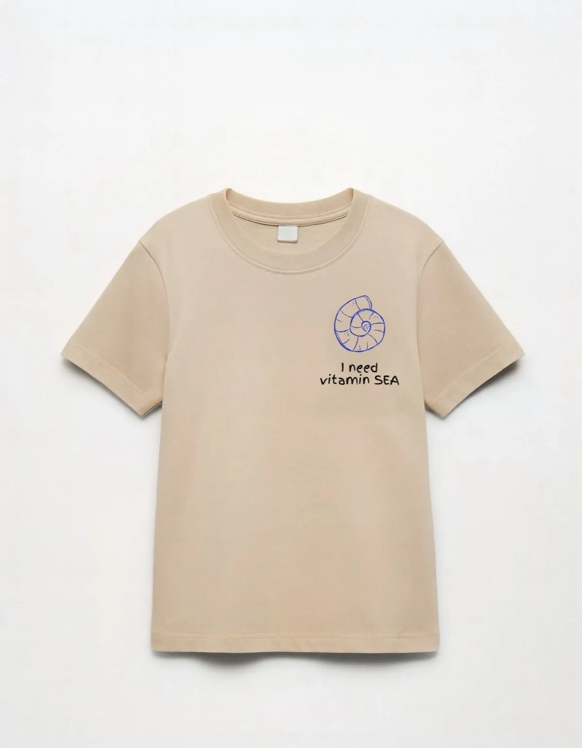 Polera M/C Vitamina Sea - Beige - Imagen 2