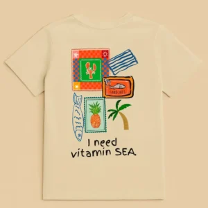 Polera M/C Vitamina Sea - Beige